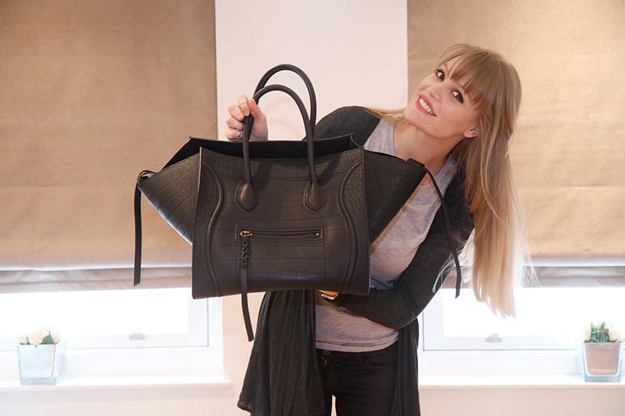 celine luggage large